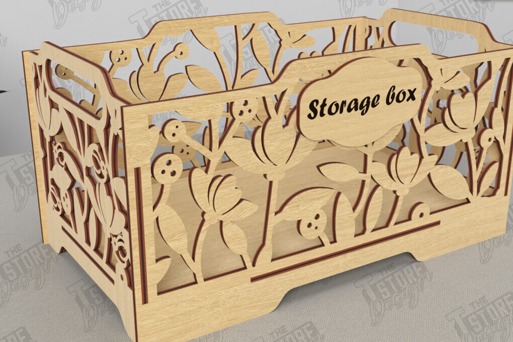 Intra απο ξύλο plywood 3mm-4mm πάχος – Ξύλινο κουτί αποθήκευσης | Κουτί δώρου |Οργάνωση Δίασταση  20x20 cm INTRAFABR-118678582