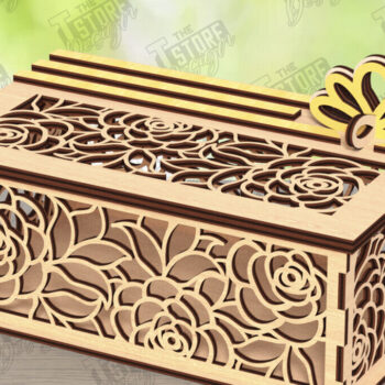 Intra απο ξύλο plywood 3mm-4mm πάχος – Ξύλινο κουτί αποθήκευσης | Κουτί δώρου Δίασταση  20x20 cm INTRAFABR-122496263 - Image 1