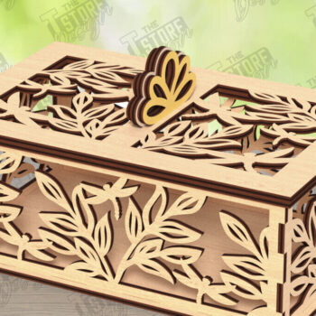 Intra απο ξύλο plywood 3mm-4mm πάχος – Ξύλινο κουτί αποθήκευσης | Κουτί δώρου Δίασταση  20x20 cm INTRAFABR-122496273 - Image 1