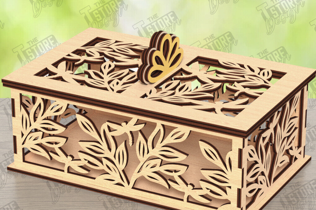 Intra απο ξύλο plywood 3mm-4mm πάχος – Ξύλινο κουτί αποθήκευσης | Κουτί δώρου Δίασταση  20x20 cm INTRAFABR-122496273