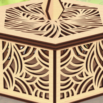 Intra απο ξύλο plywood 3mm-4mm πάχος – Ξύλινο κουτί αποθήκευσης | Κουτί δώρου Δίασταση  20x20 cm INTRAFABR-122679959 - Image 1