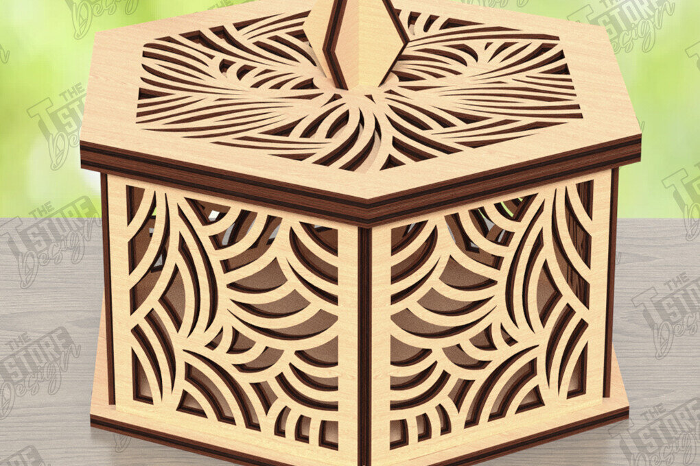 Intra απο ξύλο plywood 3mm-4mm πάχος – Ξύλινο κουτί αποθήκευσης | Κουτί δώρου Δίασταση  20x20 cm INTRAFABR-122679959