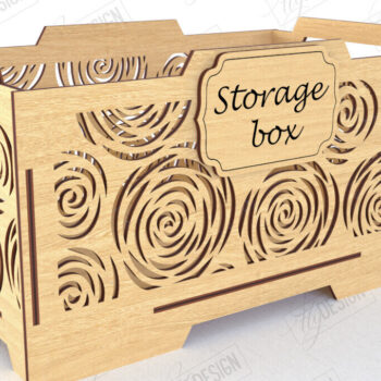 Intra απο ξύλο plywood 3mm-4mm πάχος – Ξύλινο κουτί αποθήκευσης | Διοργανωτής Δίασταση  20x20 cm INTRAFABR-120505261 - Image 1