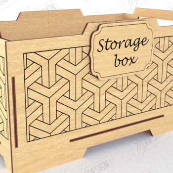 Intra απο ξύλο plywood 3mm-4mm πάχος – Ξύλινο κουτί αποθήκευσης | Διοργανωτής Δίασταση  20x20 cm INTRAFABR-120505264 - Image 1