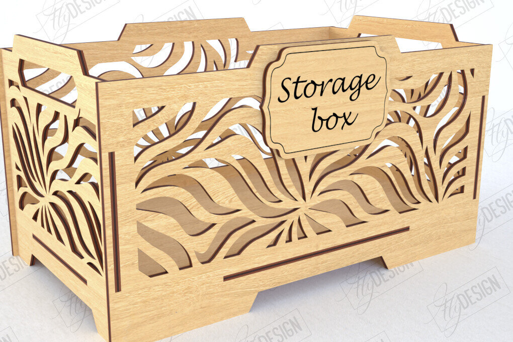 Intra απο ξύλο plywood 3mm-4mm πάχος – Ξύλινο κουτί αποθήκευσης | Διοργανωτής Δίασταση  20x20 cm INTRAFABR-120505270