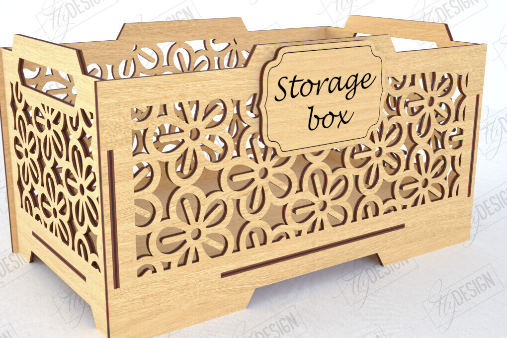 Intra απο ξύλο plywood 3mm-4mm πάχος – Ξύλινο κουτί αποθήκευσης | Διοργανωτής Δίασταση  20x20 cm INTRAFABR-120841902