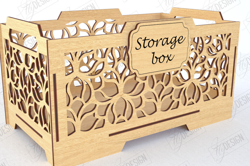 Intra απο ξύλο plywood 3mm-4mm πάχος – Ξύλινο κουτί αποθήκευσης | Διοργανωτής Δίασταση  20x20 cm INTRAFABR-120841903