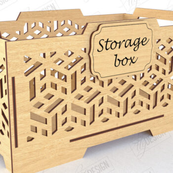 Intra απο ξύλο plywood 3mm-4mm πάχος – Ξύλινο κουτί αποθήκευσης | Διοργανωτής Δίασταση  20x20 cm INTRAFABR-120841905 - Image 1