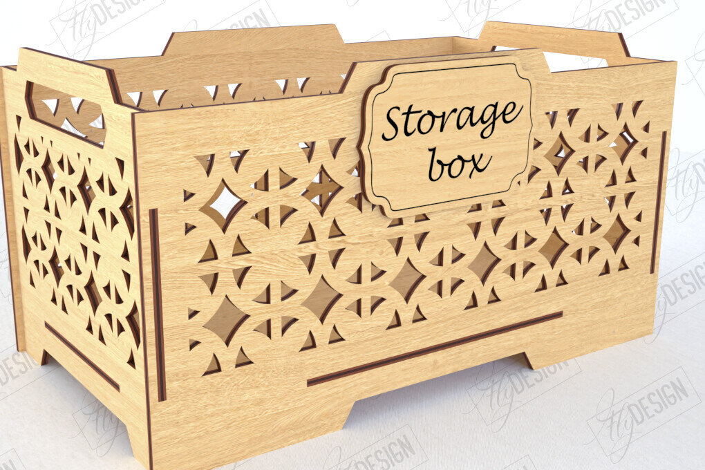 Intra απο ξύλο plywood 3mm-4mm πάχος – Ξύλινο κουτί αποθήκευσης | Διοργανωτής Δίασταση  20x20 cm INTRAFABR-120505259