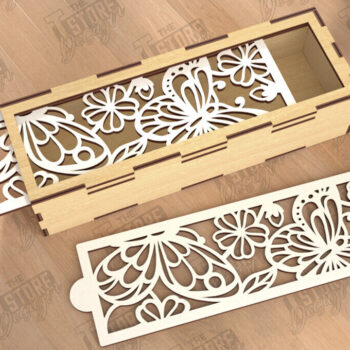 Intra απο ξύλο plywood 3mm-4mm πάχος – Πακέτο ξύλινων κουτιών αποθήκευσης | Κουτί δώρου Δίασταση  20x20 cm INTRAFABR-112526989 - Image 6