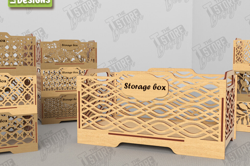 Intra απο ξύλο plywood 3mm-4mm πάχος – Πακέτο ξύλινων κουτιών αποθήκευσης | Διοργανωτής Δίασταση 20x20 cm INTRAFABR-118678648