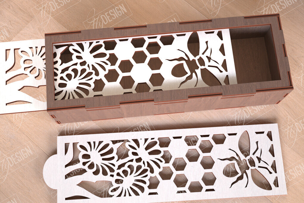 Intra απο ξύλο plywood 3mm-4mm πάχος – Ξύλινα κουτιά αποθήκευσης | Κουτί δώρου | CNC Δίασταση  20x20 cm INTRAFABR-112094253