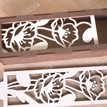 Intra απο ξύλο plywood 3mm-4mm πάχος – Ξύλινα κουτιά αποθήκευσης | Κουτί δώρου | CNC Δίασταση  20x20 cm INTRAFABR-112094260 - Image 1