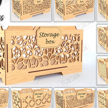 Intra απο ξύλο plywood 3mm-4mm πάχος – Ξύλινα κουτιά αποθήκευσης Δέσμη κοπής με λέιζερ Δίασταση  20x20 cm INTRAFABR-120841966 - Image 1