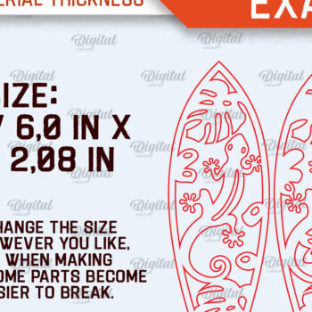 Intra απο ξύλο plywood 3mm-4mm πάχος –  κοπής με λέιζερ ξύλινη σανίδα του σερφ Δίασταση  20x20 cm INTRAFABR-97362349 - Image 2