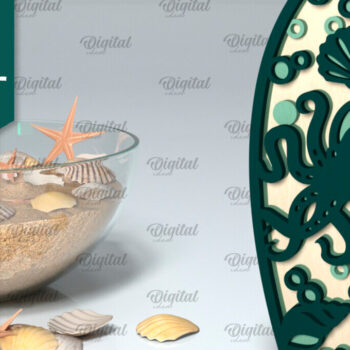 Intra απο ξύλο plywood 3mm-4mm πάχος –  κοπής με λέιζερ ξύλινη σανίδα του σερφ Δίασταση  20x20 cm INTRAFABR-97362802 - Image 1