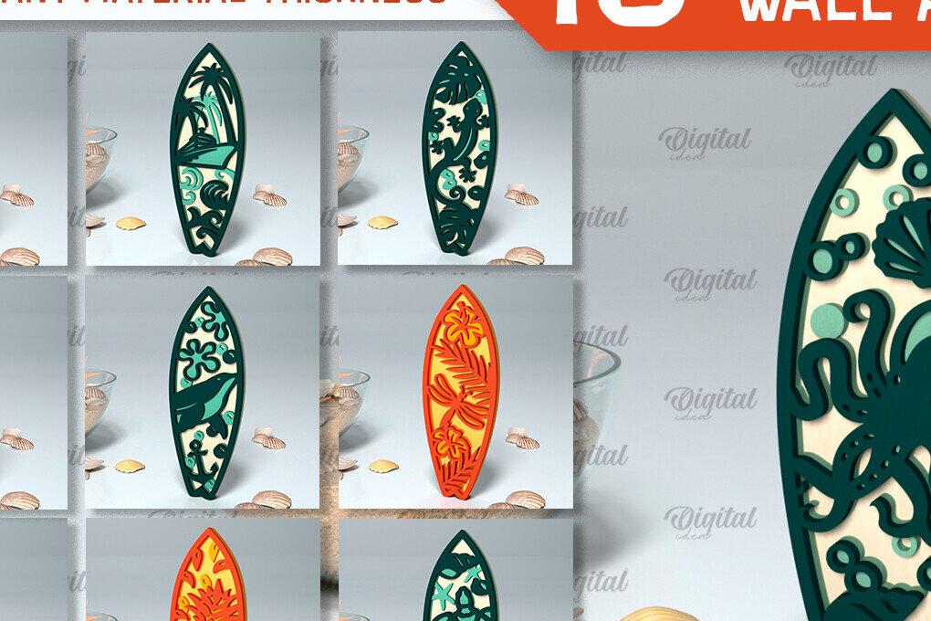 Intra απο ξύλο plywood 3mm-4mm πάχος – Πακέτο κοπής με λέιζερ ξύλινες σανίδες του σερφ Δίασταση  20x20 cm INTRAFABR-97654203