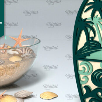 Intra απο ξύλο plywood 3mm-4mm πάχος – Πακέτο κοπής με λέιζερ ξύλινες σανίδες του σερφ Δίασταση  20x20 cm INTRAFABR-97654203 - Image 4