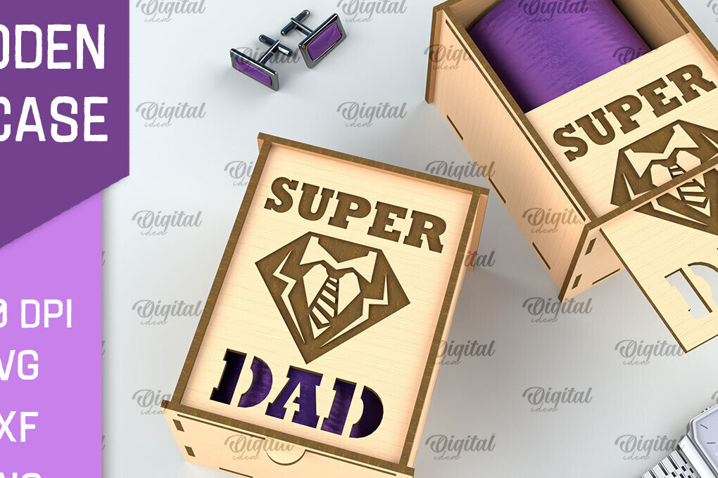 Intra απο ξύλο plywood 3mm-4mm πάχος – Ξύλινη Θήκη Γραβάτα. Κόψιμο με Laser Box Δίασταση  20x20 cm INTRAFABR-96807521