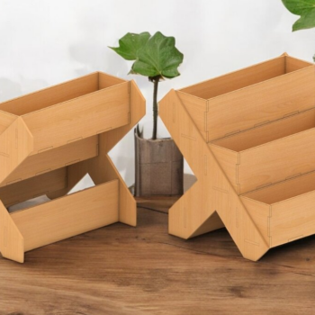 Intra απο ξύλο plywood 3mm-4mm πάχος – Ξύλινο σταντ φυτών 213 Δίασταση  20x20 cm INTRAFABR-118485078 - Image 5