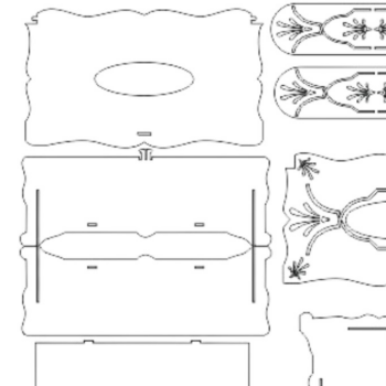Intra απο ξύλο plywood 3mm-4mm πάχος – Ξύλινο χαρτομάντηλο Δίασταση  20x20 cm INTRAFABR-95409173 - Image 1