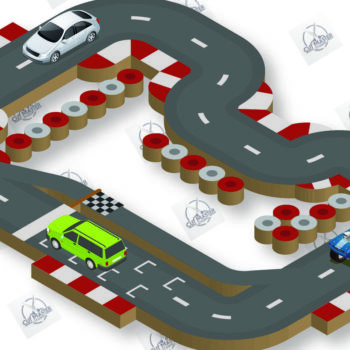 Intra απο ξύλο plywood 3mm-4mm πάχος – Ξύλινη δέσμη κοπής λέιζερ πίστας αυτοκινήτου παιχνιδιών Δίασταση  20x20 cm INTRAFABR-109945389 - Image 2