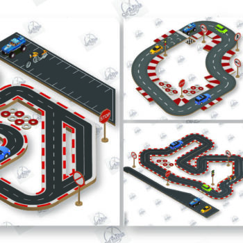 Intra απο ξύλο plywood 3mm-4mm πάχος – Ξύλινη δέσμη κοπής λέιζερ πίστας αυτοκινήτου παιχνιδιών Δίασταση  20x20 cm INTRAFABR-110073112 - Image 2