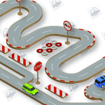 Intra απο ξύλο plywood 3mm-4mm πάχος – Ξύλινη δέσμη κοπής λέιζερ πίστας αυτοκινήτου παιχνιδιών Δίασταση  20x20 cm INTRAFABR-110073112 - Image 6