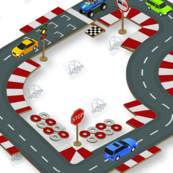 Intra απο ξύλο plywood 3mm-4mm πάχος – Ξύλινη δέσμη κοπής λέιζερ πίστας αυτοκινήτου παιχνιδιών Δίασταση  20x20 cm INTRAFABR-110073158 - Image 8