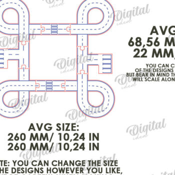 Intra απο ξύλο plywood 3mm-4mm πάχος – Ξύλινο παιχνίδι πίστας αυτοκινήτου με λέιζερ  Δίασταση  20x20 cm INTRAFABR-108768970 - Image 2