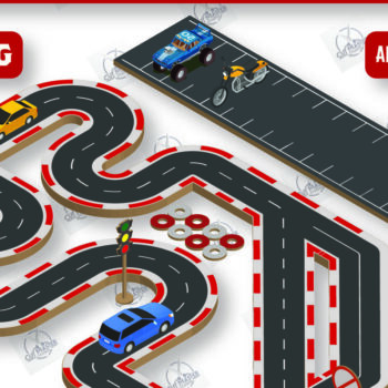 Intra απο ξύλο plywood 3mm-4mm πάχος – Ξύλινο παιχνίδι πίστα αυτοκινήτου με λέιζερ Δίασταση  20x20 cm INTRAFABR-110073065 - Image 1