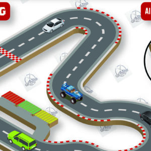 Intra απο ξύλο plywood 3mm-4mm πάχος – Ξύλινο παιχνίδι πίστα αυτοκινήτου με λέιζερ Δίασταση  20x20 cm INTRAFABR-109945261