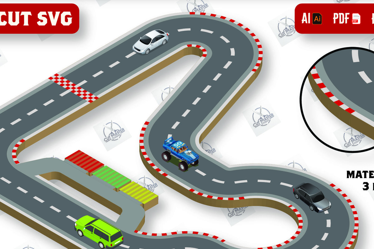 Intra απο ξύλο plywood 3mm-4mm πάχος – Ξύλινο παιχνίδι πίστα αυτοκινήτου με λέιζερ Δίασταση  20x20 cm INTRAFABR-109945261