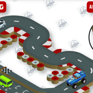 Intra απο ξύλο plywood 3mm-4mm πάχος – Ξύλινο παιχνίδι πίστα αυτοκινήτου με λέιζερ Δίασταση  20x20 cm INTRAFABR-109945332