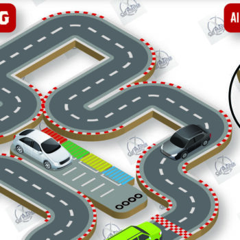 Intra απο ξύλο plywood 3mm-4mm πάχος – Ξύλινο παιχνίδι πίστα αυτοκινήτου με λέιζερ Δίασταση  20x20 cm INTRAFABR-109945351 - Image 1