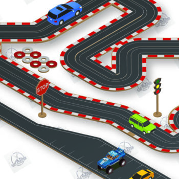 Intra απο ξύλο plywood 3mm-4mm πάχος – Ξύλινο παιχνίδι πίστα αυτοκινήτου με λέιζερ Δίασταση  20x20 cm INTRAFABR-110072983 - Image 2