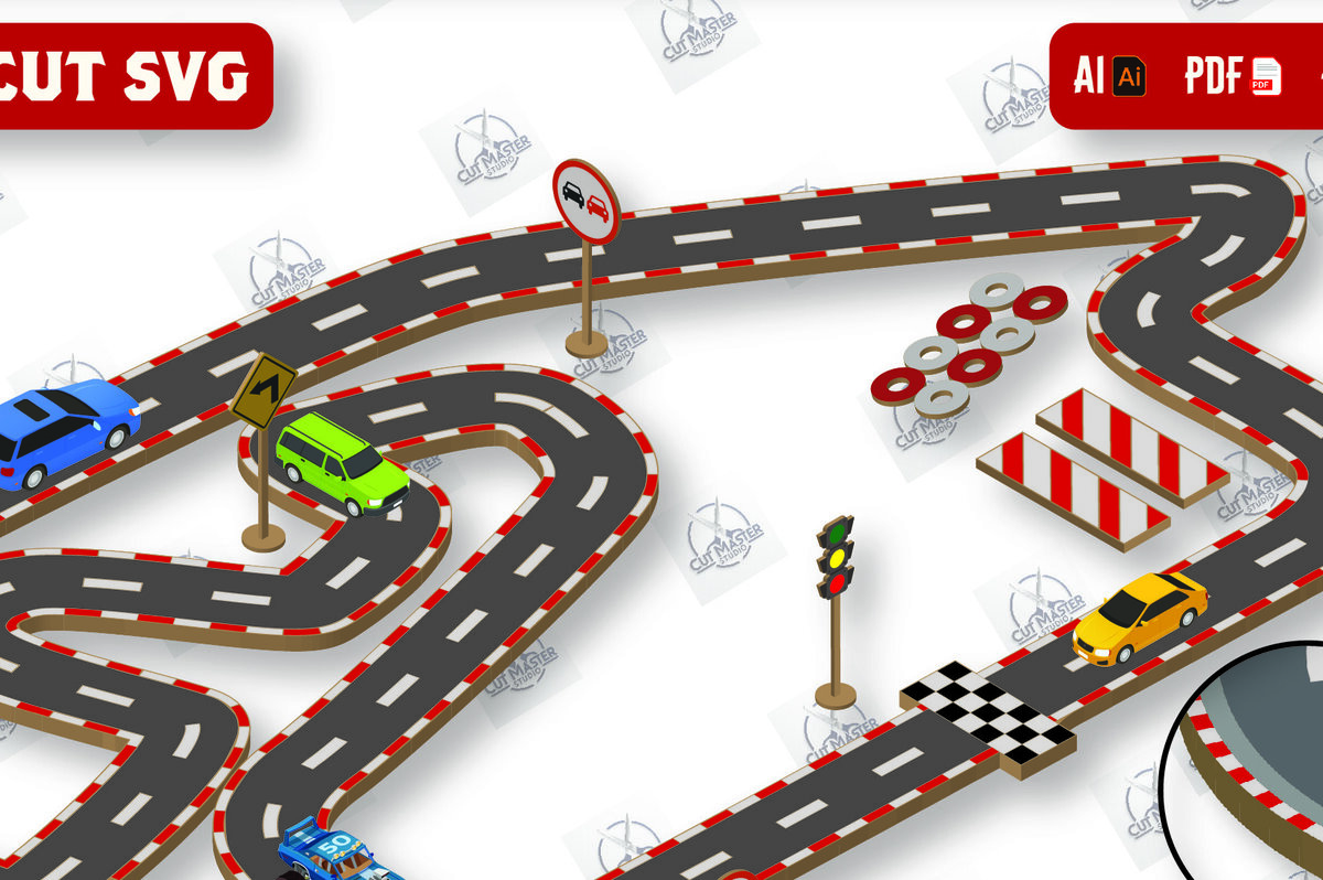 Intra απο ξύλο plywood 3mm-4mm πάχος – Ξύλινο παιχνίδι πίστα αυτοκινήτου με λέιζερ Δίασταση  20x20 cm INTRAFABR-110073024