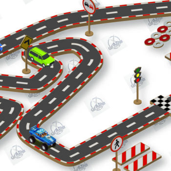 Intra απο ξύλο plywood 3mm-4mm πάχος – Ξύλινο παιχνίδι πίστα αυτοκινήτου με λέιζερ Δίασταση  20x20 cm INTRAFABR-110073024 - Image 2