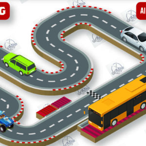 Intra απο ξύλο plywood 3mm-4mm πάχος – Ξύλινο παιχνίδι πίστα αυτοκινήτου με λέιζερ Δίασταση  20x20 cm INTRAFABR-109945215