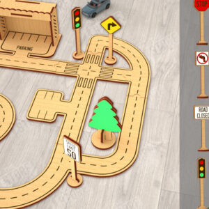 Intra απο ξύλο plywood 3mm-4mm πάχος – Ξύλινη πίστα αυτοκινήτου | Αγωνιστική πίστα |CNC Δίασταση  20x20 cm INTRAFABR-115494619