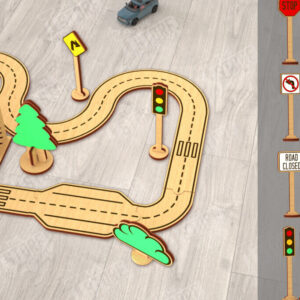 Intra απο ξύλο plywood 3mm-4mm πάχος – Ξύλινη πίστα αυτοκινήτου | Αγωνιστική πίστα |CNC Δίασταση  20x20 cm INTRAFABR-115494597