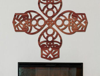 Intra απο ξύλο plywood 3mm-4mm πάχος – Ξύλινη Τέχνη τοίχου με Δίασταση  40x30 cm INTRAFABR-87515148 - Image 1