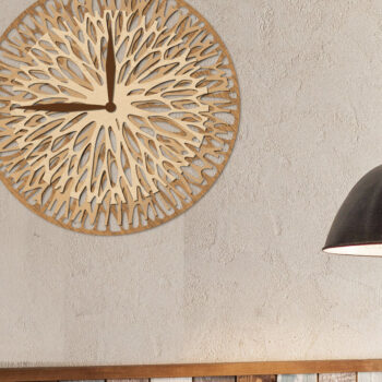 Intra απο ξύλο plywood 3mm-4mm πάχος – Πρότυπο κοπής ξύλινο ρολόι τοίχου Δίασταση  40x30 cm INTRAFABR-71185830 - Image 5