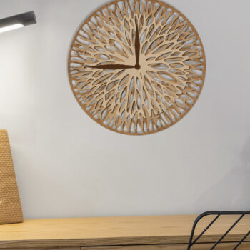 Intra απο ξύλο plywood 3mm-4mm πάχος – Πρότυπο κοπής ξύλινο ρολόι τοίχου Δίασταση  40x30 cm INTRAFABR-71185830 - Image 6