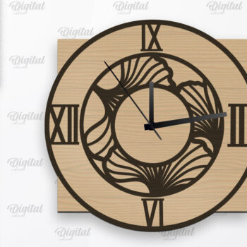 Intra απο ξύλο plywood 3mm-4mm πάχος – Ξύλινα ρολόγια τοίχου Δέσμη κοπής με λέιζερ Δίασταση  40x30 cm INTRAFABR-107567363 - Image 4