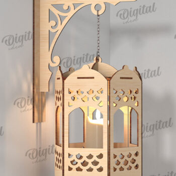 Intra απο ξύλο plywood 3mm-4mm πάχος – Ξύλινα Φωτιστικά Τοίχου Πακέτο κοπής με λέιζερ Δίασταση  40x30 cm INTRAFABR-112212323 - Image 5