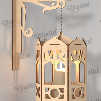 Intra απο ξύλο plywood 3mm-4mm πάχος – Ξύλινα Φωτιστικά Τοίχου Πακέτο κοπής με λέιζερ Δίασταση  40x30 cm INTRAFABR-112212323 - Image 14