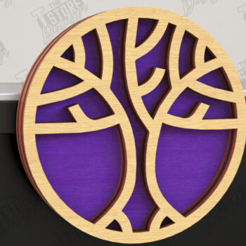 Intra απο ξύλο plywood 3mm-4mm πάχος – Ξύλινο κάλυμμα κάμερας web | Διακόσμηση οθόνης Δίασταση 20x20 cm INTRAFABR-118475634 - Image 1