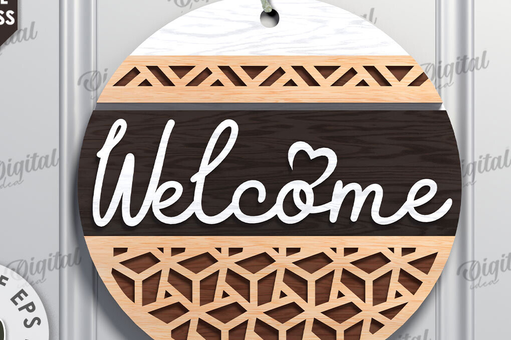 Intra απο ξύλο plywood 3mm-4mm πάχος – Ξύλινη πινακίδα υποδοχής με λέιζερ Δίασταση  20x20 cm INTRAFABR-112121864