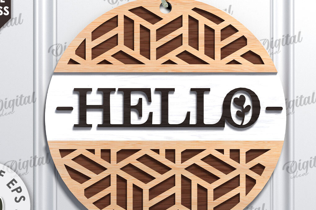 Intra απο ξύλο plywood 3mm-4mm πάχος – Ξύλινη πινακίδα υποδοχής με λέιζερ Δίασταση  20x20 cm INTRAFABR-112121934